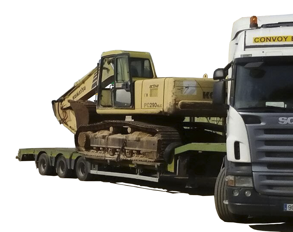 Grúas Pinto - Transporte maquinaria pesada