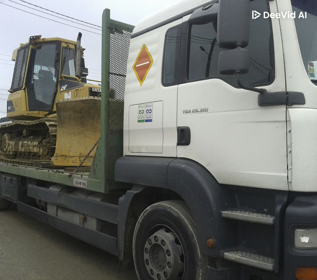 Grúas Pinto - Transporte maquinaria pesada